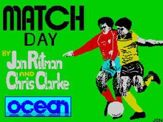 The Match title screen for ZX Spectrum